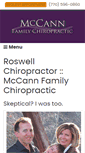 Mobile Screenshot of mccannfamilychiropractic.com